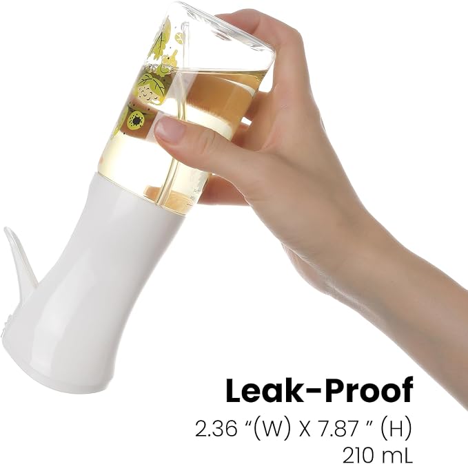oil spray PET bottle 200ml Upgraded Version.Fine Mist Spray Bottle for Air Fryer, Olive Oil, Avocado Oil, Healthy Nonstick Frying, Commercial & Home Kitchen Use　(PS601-200ml 2Pc)