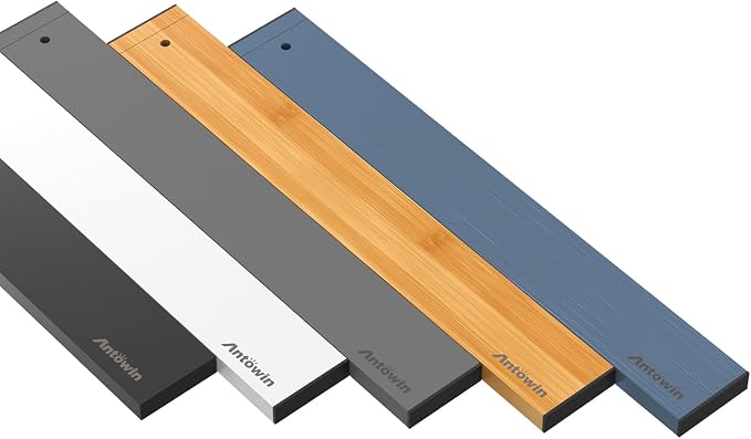 Bamboo Drawer Dividers Organizers, Expandable Drawer Separators Splitter,17-22 inches Long Adjustable Spring-loaded Organizer for Large Utensil, Clothes, Tools Drawers (White)