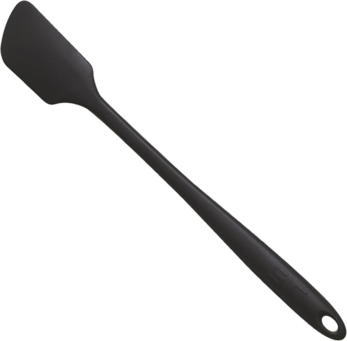 GIR: Get It Right Silicone Kitchen Spatula - Non-toxic Cooking Utensils for Nonstick Cookware, Cooking and Baking, Skinny - 11IN - Black