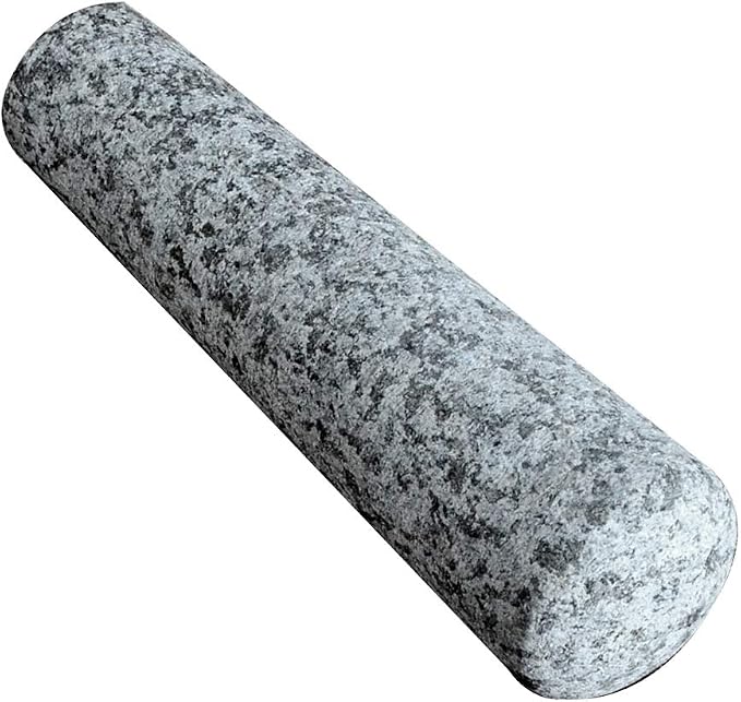 Granite Stone Pestle Only Replacement, Large 6.5 Inch Spice Grinder | for Mortar and Pestle Set, Heavy Unpolished Stone Pestle, Herb Crusher, Guacamole Masher (Mortar Bowl Not Included)