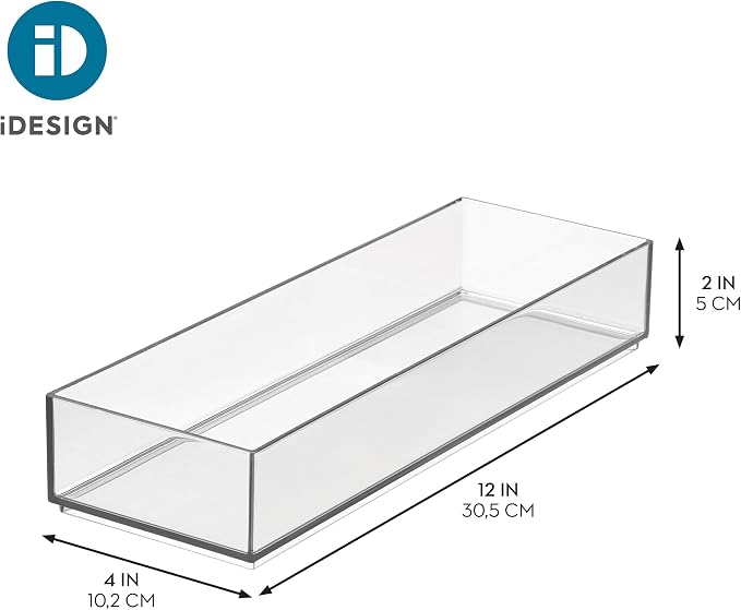 iDesign Drawer Organization, Large, Set of 2 | Kitchen and Bathroom, Silverware, Spatulas, Gadgets