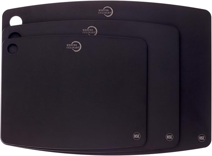 Mercer Culinary Composite Cutting Board-17 1/4" X 11 3/4"-NSF, Black
