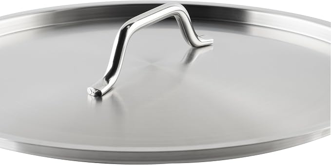 Winco Cover for SST, 24 Quart, Stainless Steel | Fits sst-24, Sset-7, Great for Food Protection, Storage, Serving and Foodservice