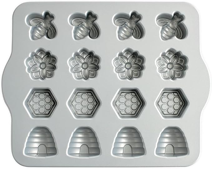 Nordic Ware Busy Bee Bitelet, 1.75 Cup Capacity, Toffee