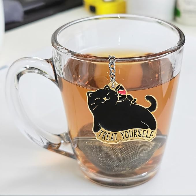 3 Pcs Fun Cat Tea Strainer, Tea Strainers & Filters | 304 Stainless Steel Tea Strainers, Loose Tea Strainer Is Tea Accessories For Tea Lovers