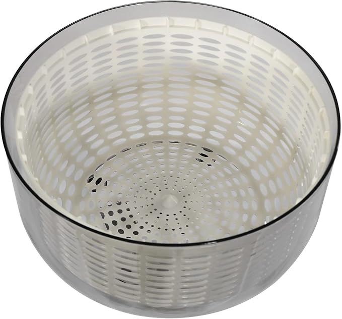 6.34 Qt Electric Salad Spinner, Vegetable Dryer with USB Charging & 10-Second Quick Spin for Lettuce, Greens, Kitchen, Salad Maker