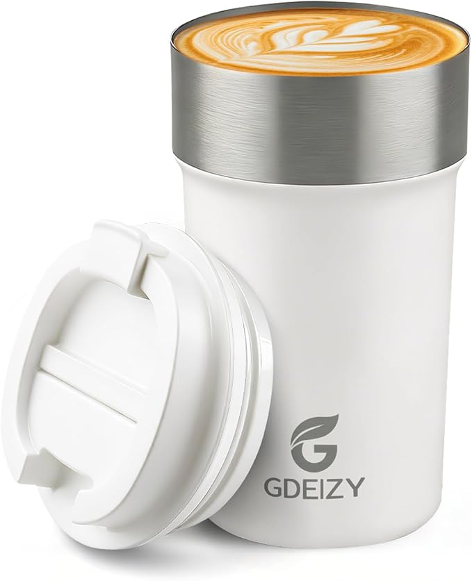 17oz Insulated Travel Coffee Mug, Stainless Steel Cup with Leakproof Lid | 17oz Insulated Travel Coffee Mug, Stainless Steel Cup with Leakproof Lid