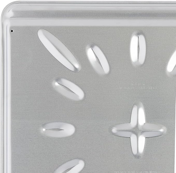 Nordic Ware Naturals Insulated Baking Sheet, Uncoated Natural Aluminum for Cooking and Baking