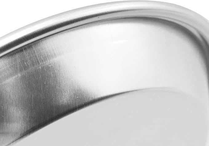 6 Inch Deep Pizza Pan,Non-Stick Round Baking Tray,Silver,3Pcs | Kitchen Bakeware Tool,Lightweight,Long-Lasting,Easy To Clean,For Baking Pizza,Cakes,Quiches And Homemade Baking