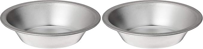 Fox Run Pie Pan, Tin-Plated Steel, 5-Inch (Pack of 2)