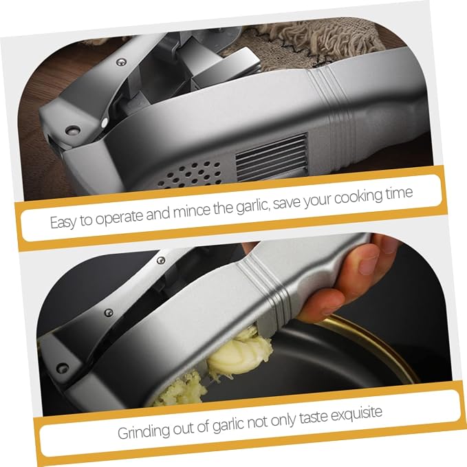 Convenient Manual Garlic Press Tool Mincer for Home Kitchen Use Garlic Slicer and Crusher for Family Cooking Compact and Lightweight Design