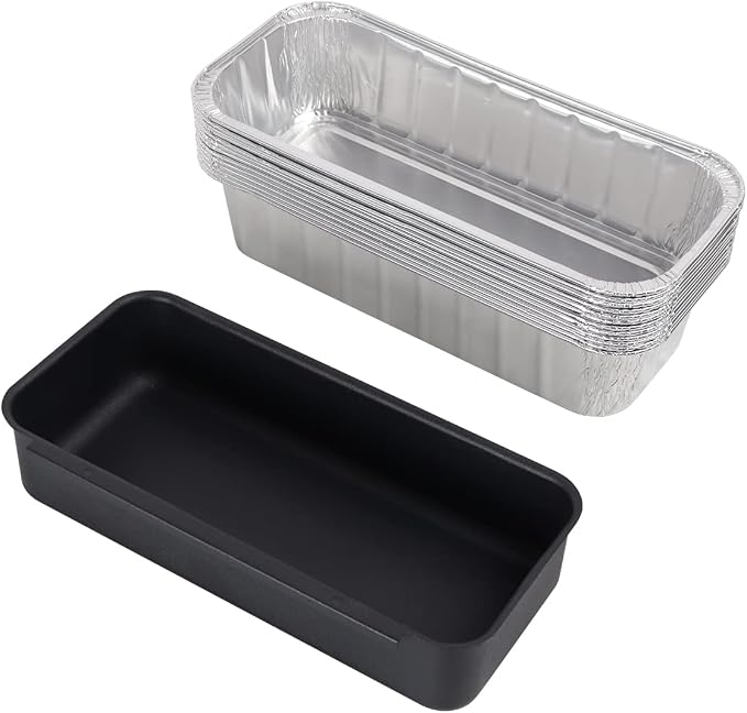 Grease Catch Pan Kit for Weber Summit400/600, Genesis II400/600, SmokeFire | 70379 Steel Drip Pan+12 Foil Liners (6417/6498) for Weber Summit 400/600 Genesis II/II LX 400/600 SmokeFire Grill Grease Tray