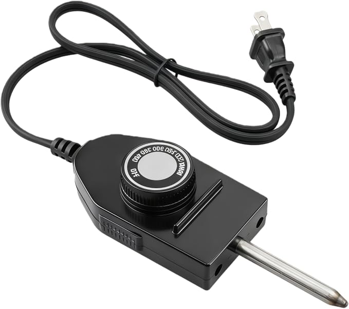 06900 Temperature Control Thermostat Cord for Presto Electric Griddles | Fits skillets, grills and frypans with 1-3/8" probe spacing; adjustable heat control reaches up to 400°F