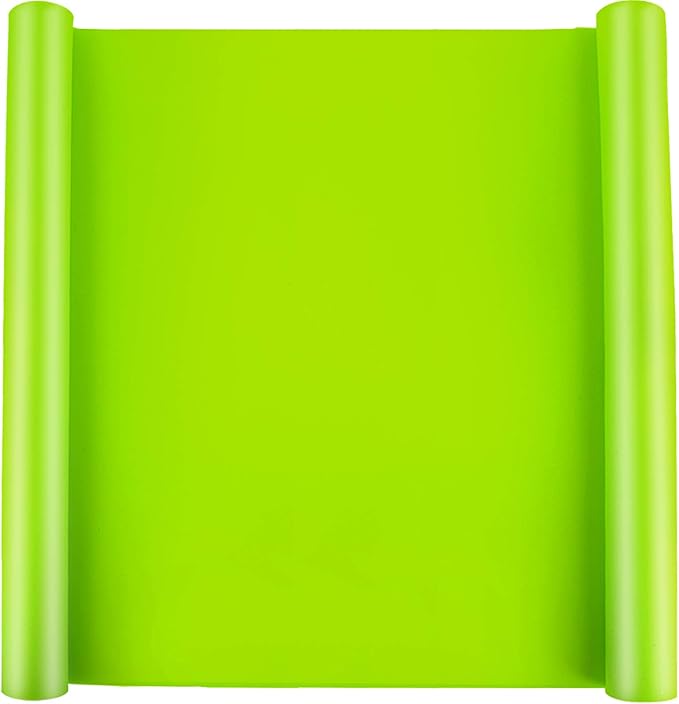 LEOBRO Silicone Mat, 23.4” x 15.6” Green Silicone Mats for Crafts, Resin Molds, Desk Mats, for Resin, Clay, Paint, Arts and Crafts, 1 MM Thick