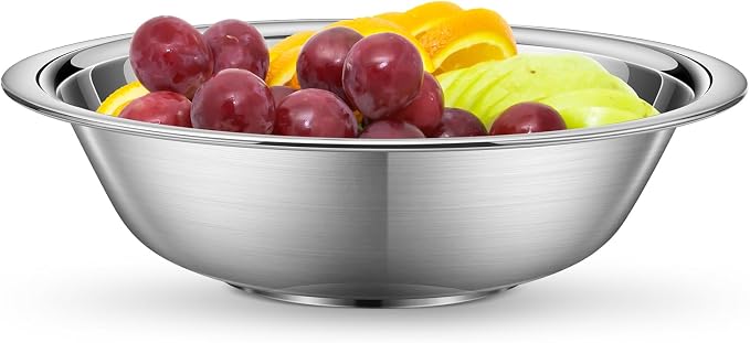 Tioncy 1 Pack Small Stainless Steel Mixing Bowls, 3/4 Quart Prep Bowl