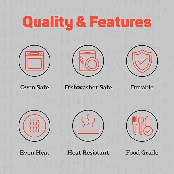 Stainless Steel Stockpot with Tempered Glass Lid 24 Quart, Durable 18/0 Stainless Steel, Impact-Bonded Base for Even Heating, Riveted Handles, Oven & All Stove Compatible, Safe Up To 500°F (260°C)