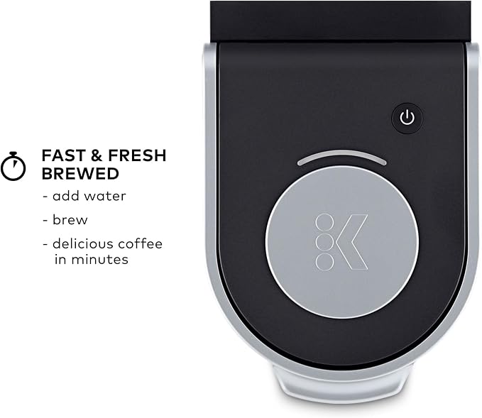 Keurig K-Mini Single Serve K-Cup Pod Coffee Maker, 6 to 12oz Brew size, with Cord Storage, Perfect for Small Spaces, Black | Cord Storage, Small Spaces
