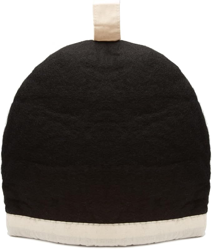 Glaciart One Wool Teapot Cozy Kettle Cover | Dome Shaped Large Tea Cosy, Kettle or French Press | Handmade & Needle Felted from Natural Wool | Warms Up to 2 Hours | Great as Gift