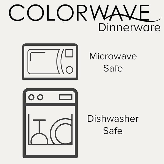 Noritake Colorwave Graphite 4-Piece Coupe Place Setting, Service for 1