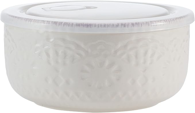 Pfaltzgraff Chateau Storage Bowls, 6 inch, Cream