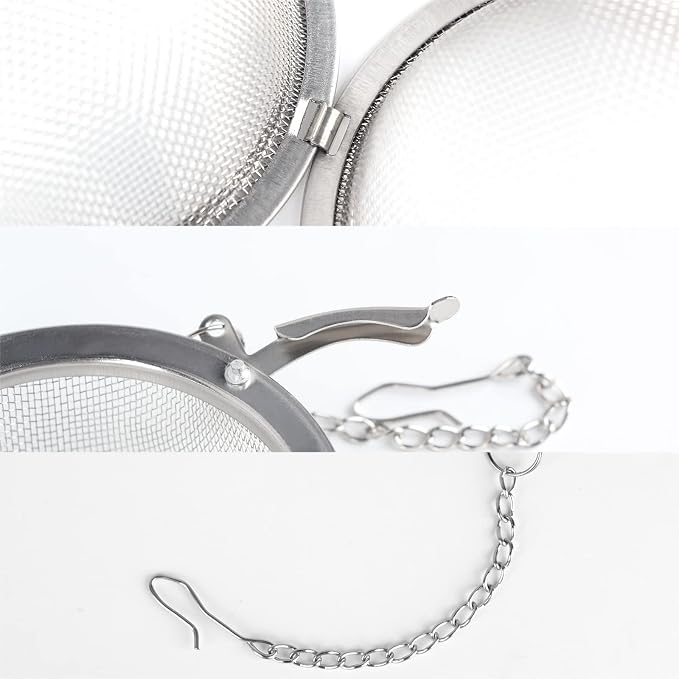 2pcs Stainless Steel Mesh Tea Ball 2.7 inches Tea Strainers | Teas Infuser Strainer Filters for Teas