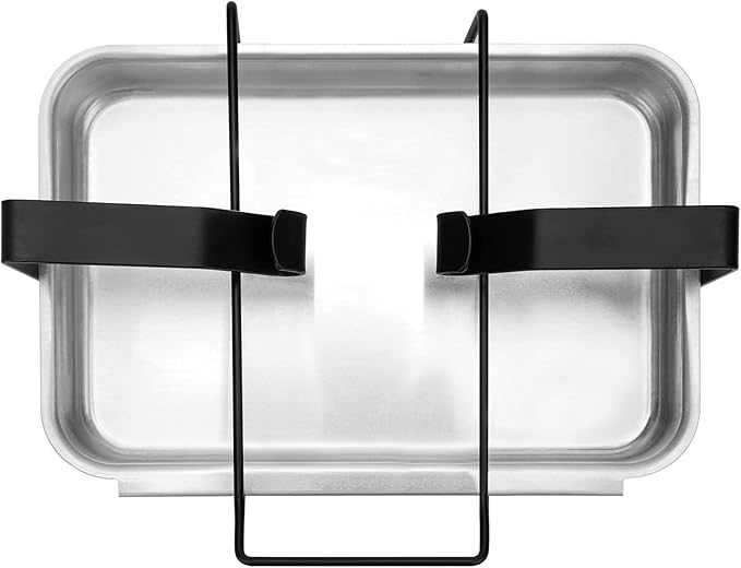 Stanbroil 7515 Aluminum Gas Grill Catch Pan and Holder Grease Collection | Pan Replacement for Weber Genesis 1000-5500, Genesis Silver/Gold/Platinum, Genesis II Series, Platinum I/II, and Summit Grill