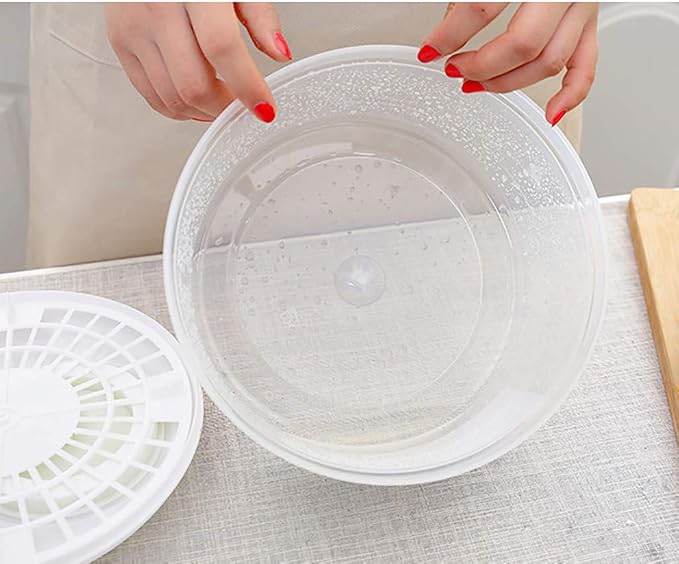 Large Manual Vegetables Washer Dryer Fruit and Vegetable Washing Machine | Safe Quick Fruit Washing Bowl with Strainer for Kitchen Gadgets Gifts for Men Women