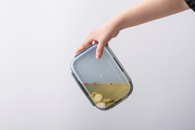 LocknLock Classic-Plus Plastic Food Storage Container | Airtight Plastic Food Storage Containers with Lids | BPA Free Stackable Food Storage for Meal Prep, Leakproof, Freezer & Dishwasher Safe, 2.1L