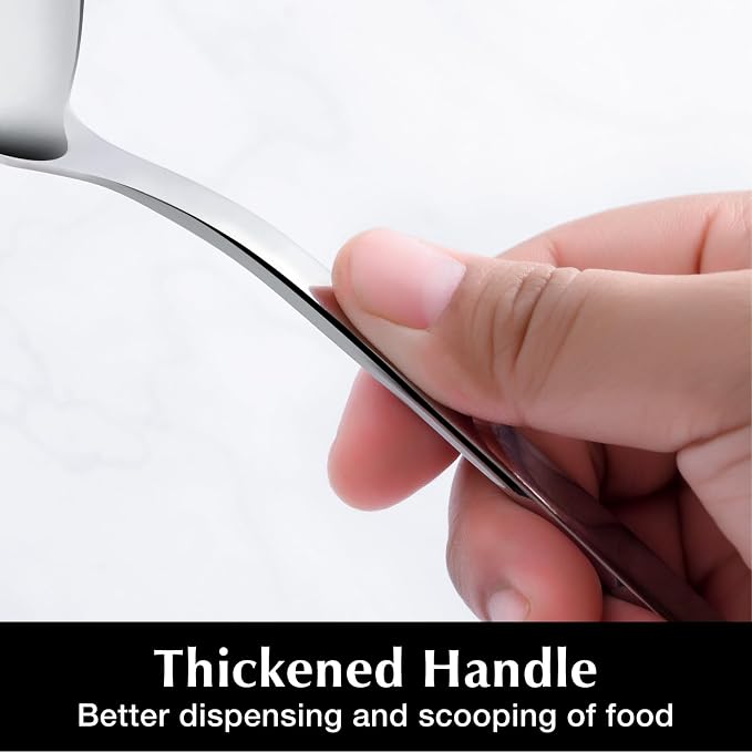 18/10 Stainless Steel Serving Tongs 4 Piece, 10.62 inch | Kitchen Tongs For Serving Food,Buffet, Wedding, Party Catering, Food Salad/Cake/Bread, BBQ with Locking