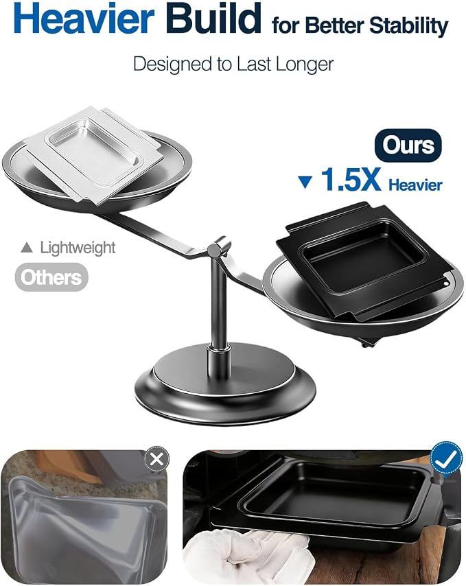 80346 Catch Pan for Weber Grills, Grease Tray Catcher for Weber Q100 Q120 Q140 and Q1000 Q1200 Q1400 Series Grills, Drip Pans for Weber Replacement 80346 41887