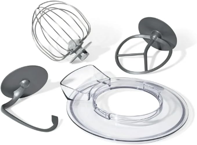 3.5 Qt Stand Mixer, with Flat Beater, Dough Hook, Whisk (Black)