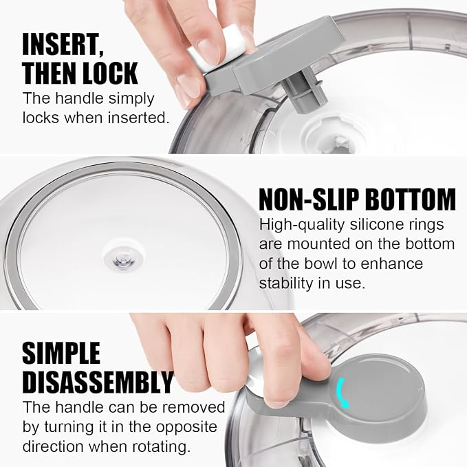 Manual Salad Spinner - Hand-Crank Vegetable & Lettuce Dryer for Washing, Spinning, and Draining Greens, Fruits, and Vegetables - Food-Grade Material, Easy-Clean Detachable Parts 4.2Qt.