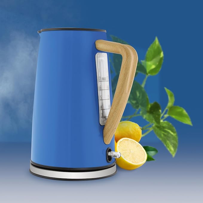 Chantal 1.8 QT Stockholm Electric Kettle, Blue Cove