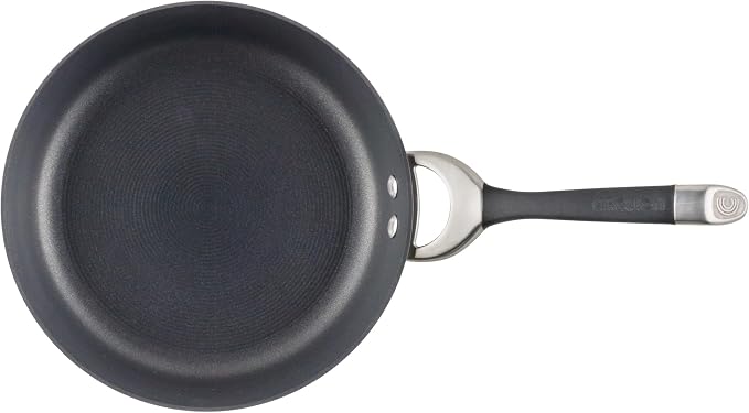 Circulon Symmetry Hard Anodized Nonstick Induction Frying Pan, 8.5-Inch Fry Pan, Black