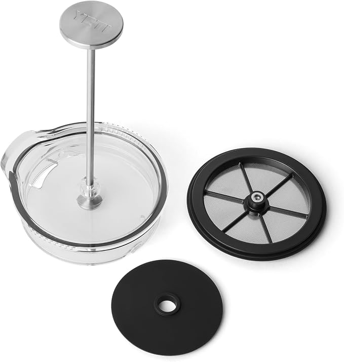YETI Rambler Twist-To-Lock French Press Accessory Lid with GroundsControl Filter (Lid Only)