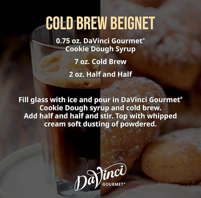 DaVinci Gourmet Classic Cookie Dough Syrup, 25.4 Fluid Ounces (Pack of 1)