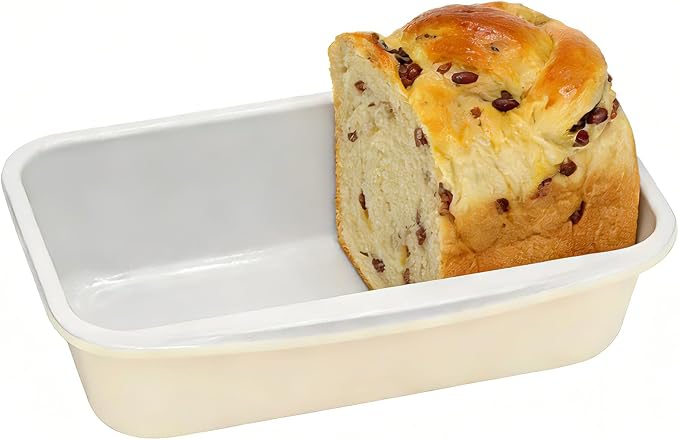 Nonstick Ceramic Bread Loaf Pan with Handle, Sunshine Cream | 9x5 inch, Ceramic Coating, Aluminized Steel, Oven Safe to 550°F, Dishwasher Safe, Non-Toxic, PTFE & PFOA Free