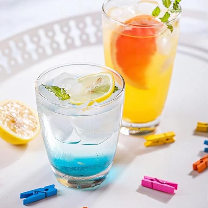 QAPPDA 7 Ounce Juice Glasses,Stackable Drinking Glass Set of 12,Clear Water Glasses Durable Homemade Beverage Tumbler for Soda,Mixed Drinks,Milk,Daily Use | Clear Water Glasses, Durable Homemade Beverage Tumbler for Soda, Mixed Drinks, Milk, Dishwasher...