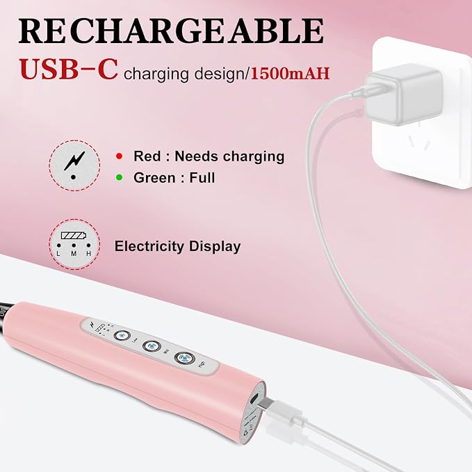 Milk Frother Wand Rechargeable Handheld Whisk Coffee 3 Speed Adjustable | Electric Whisk Drink Mixer with Stainless 3 Whisks Hand Frother , Foam Maker for Latte Cappuccino Matcha Egg Silver