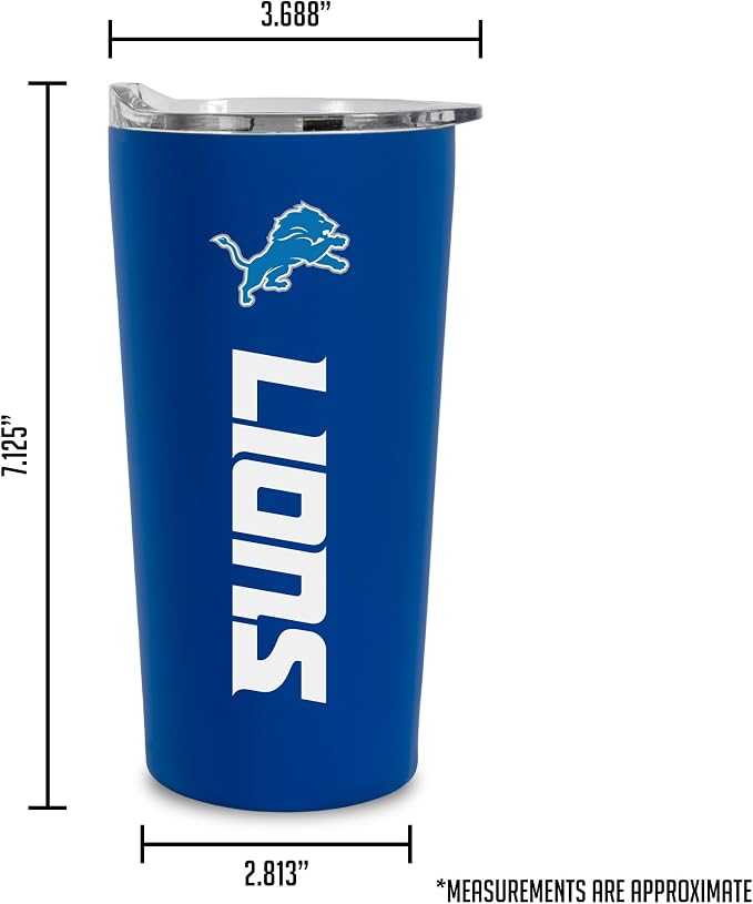 Rico Industries NFL Football Soft Touch, Easy Grip Tumbler