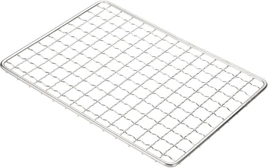 uxcell Cooling Racks, 9.8" x 11.8" Stainless Steel Barbecue BBQ Grill Net Mesh Rack Grate for Cooking, Roasting, Grilling, Oven & Dishwasher Safe, Silver