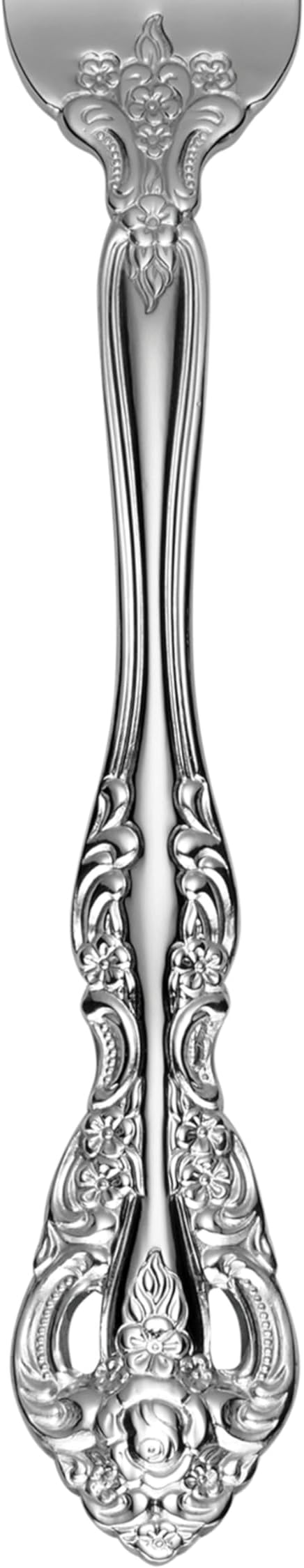 Oneida Michelangelo Salad Forks Silverware Set for 4, Flatware | mirror finish, dishwasher safe | cutlery set for kitchen and dining, utensil set, wedding silverware, heavy duty