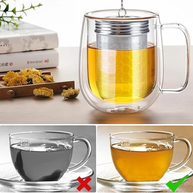 Tea Infuser Tea Strainer for Loose Tea, Stainless Steel Tea Ball | Spice Infuser 11cm/4.3 inch