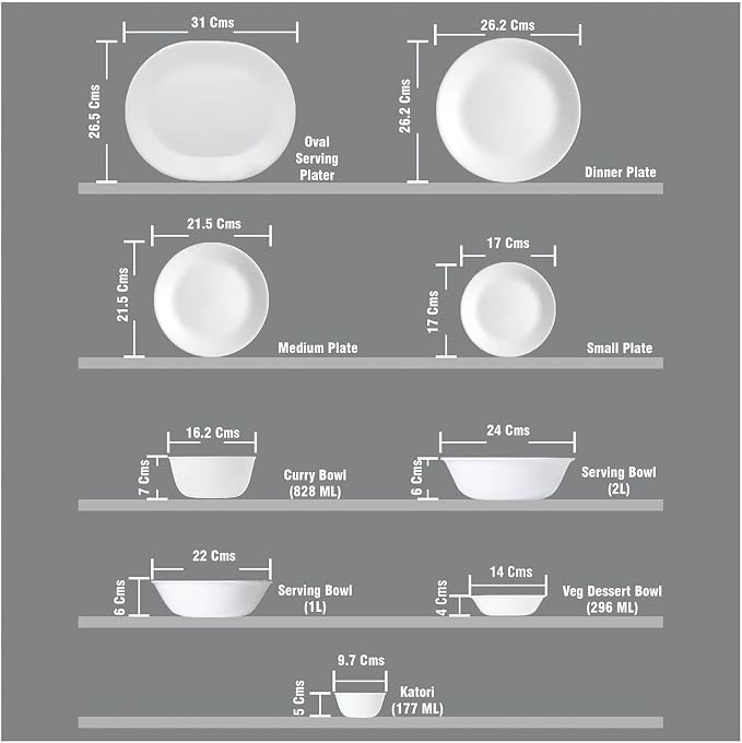 Corelle Livingware Winter Frost White 2qt Serving Bowl - 1 Bowl - 2 Quart - Chip Rsistant Glass | Chip Rsistant Glass
