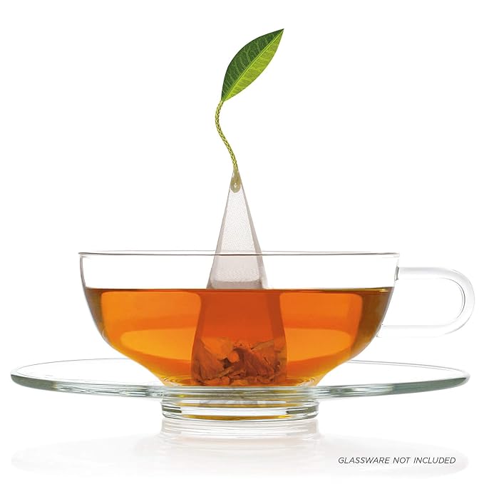 Tea Forte Tea Sampler, 20 Pyramid Infuser Bags, Premium Tea Gift Set | Volare Tea Presentation Box, 4 of Each Blend, Individually Wrapped, Giftable Presentation Box for Tea Lovers