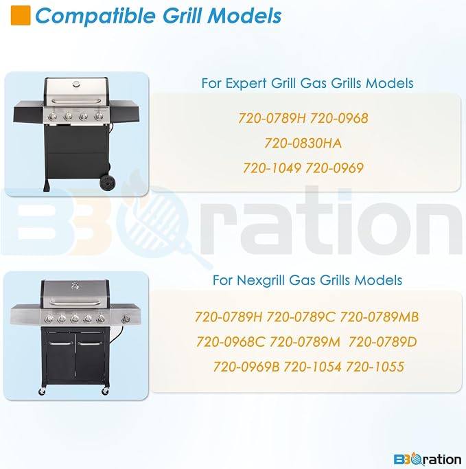 Grease Pan for Expert Grill 720-0789H 720-1049 720-0968 | Drip Pan with 15-Pack Aluminum Drip Liner for Expert Grill Parts 720-0789H Expert Grill Grease Tray 720-1049