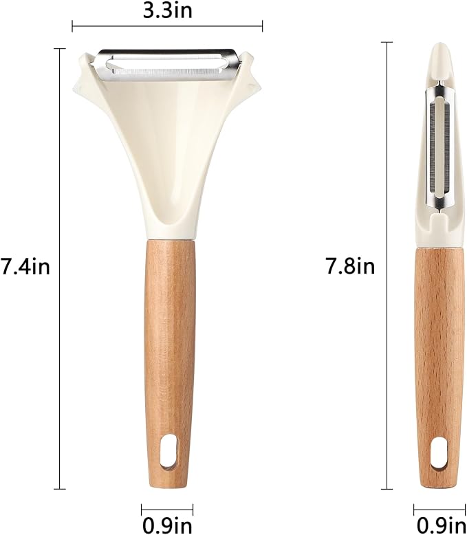 Potato Peelers Stainless Steel Swivel Peelers Y-Shaped and I-Shaped Peeler | Vegetable Peeler Set of 2 Carrot Fruit Peelers for Kitchen Home