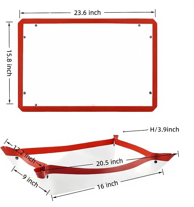 Extra Large 23.6"x15.8" Full Size Silicone Baking Mat with Snap Lock Edges, Reusable Non-Stick Oven Liner & Parchment Paper Alternative, Cookie Sheet/Bun Pan Liner for Commercial & Home Baking