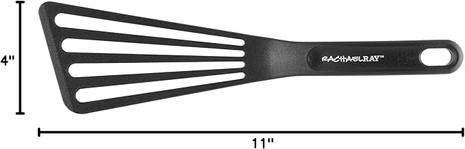 Rachael Ray Tools and Gadgets Kitchen/Cooking Utensil Set, 6 Piece, Black