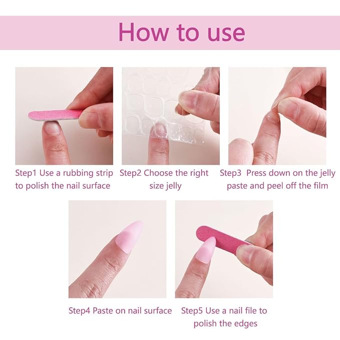 24Pcs French Tip Press on Nails Medium Almond Floral Fake Nails Colorful Flower & Dot Design False Nails Reusable Glossy Glue on Nails for Women Spring Summer Nail Decoration